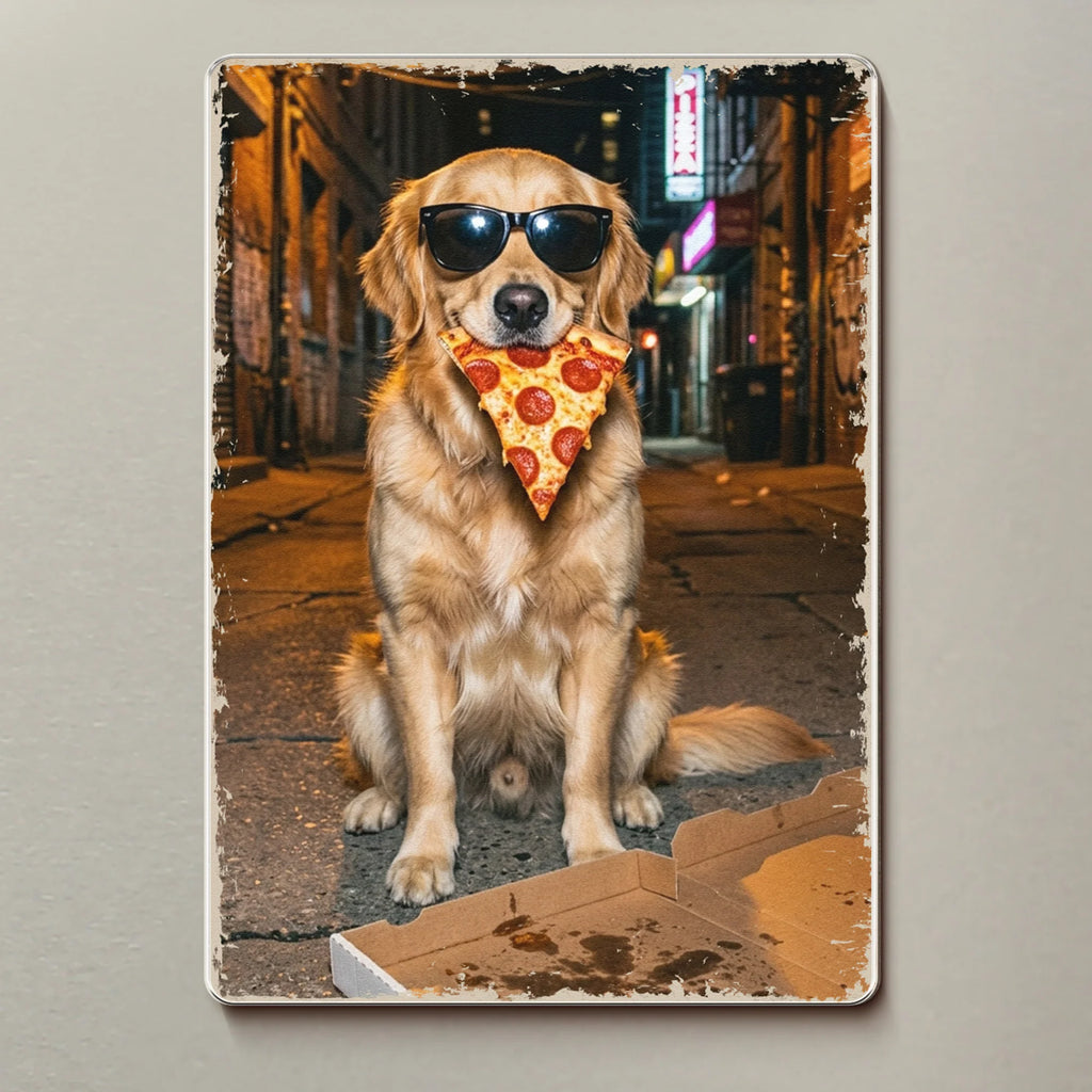Custom Pet Portrait Funny Meme Gift For Pet Lovers - Personalized Magnet