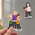 Grandma Hug And Love - Personalized Magnet
