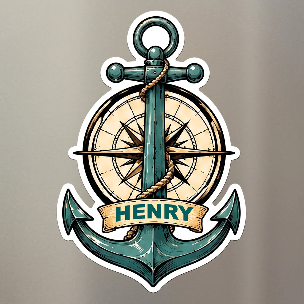 Anchor Cruise Door Signs Stateroom Decor Cruising Family Vacation, Girls Trip - Personalized Magnet