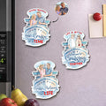 Life Is Better When We’re Cruising Together Custom Photo Watecolor - Personalized Magnet